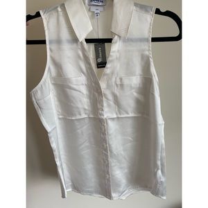 NWT Express Slim Portofino Silk Sleeveless Tank